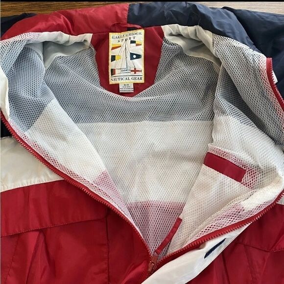 Eagle Ridge Sport Nautical Gear Sailing Jacket Size Men's M Sailing 90's Vintage - Picture 8 of 9